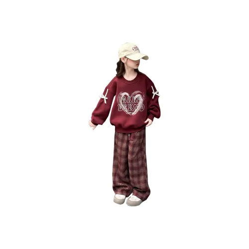 La Cergo Красный Одежда Комплекты Kids Повседневная Спортивная Одежда