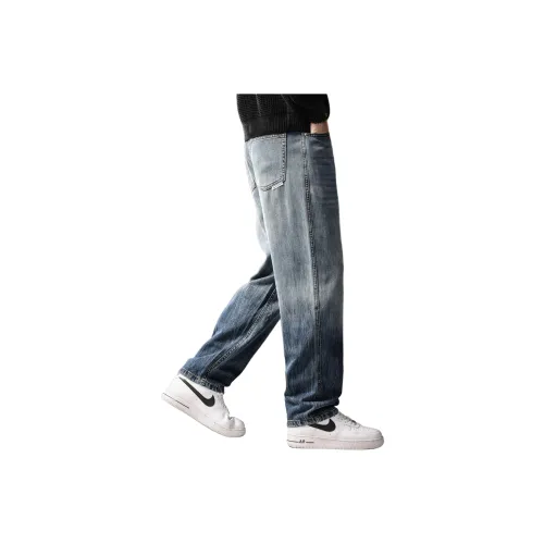 GAMMA GALLERY Винтажные синие мужские джинсы