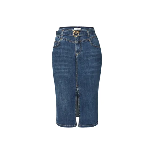 PINKO Синий Женские Джинсовые Длинные Юбки