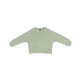 Свитшот с V-образным вырезом, зеленый