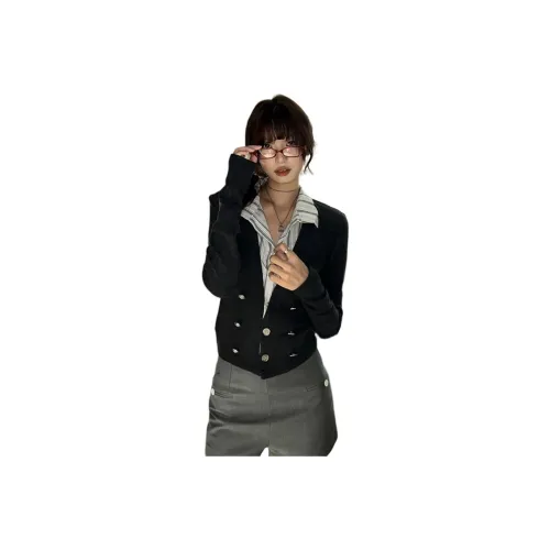 MUCCHIC Темно-серый Женский Трикотаж