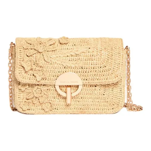 Vanessa Bruno Рафия Волокно Плечевая Сумка Средняя Женская Естественный