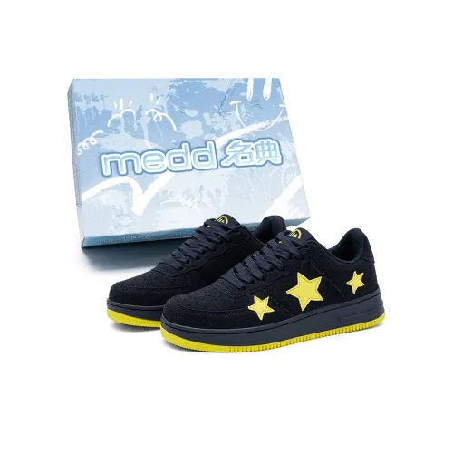 Medd Скейтборд Кроссовки Низкие Черные Желтые Унисекс