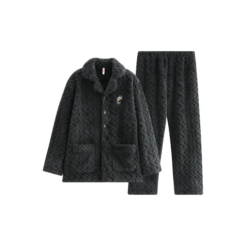 FENTENG FJ26940624 Темно-серый Мужской Пижамный комплект