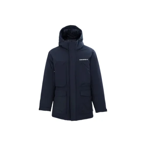 Конверс Черный Мужской Пуховик