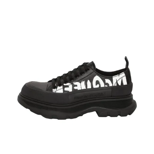Alexander McQueen Tread Slick Low Топ Обувь на платформе Мужская Черная