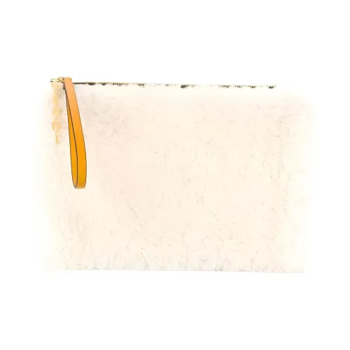 MARNI Клатч из коровьей кожи стандартный женский белый