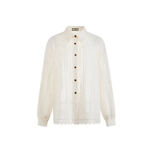 KUOSE Абрикос Женские Рубашки