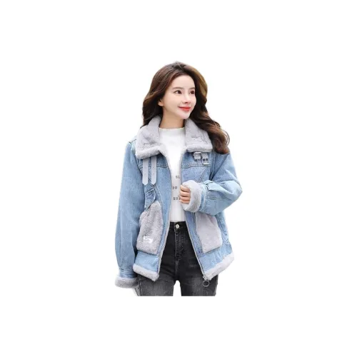 Dippanis Женские Джинсовые Куртки