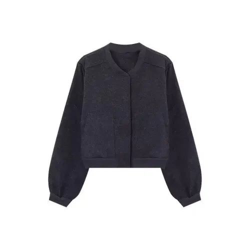 HAPG Серый Высокое качество Весна-осень Короткий пальто Женские куртки