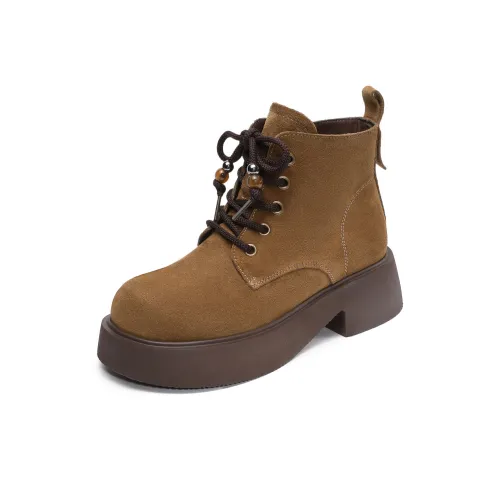 Frank Mully 11cm Натуральная кожа Мартинсы Женские