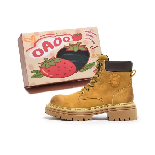 OAOQ Martin Boots Ginger Yellow Unisex OAOQ Мартинсы Имбирно-желтый Унисекс