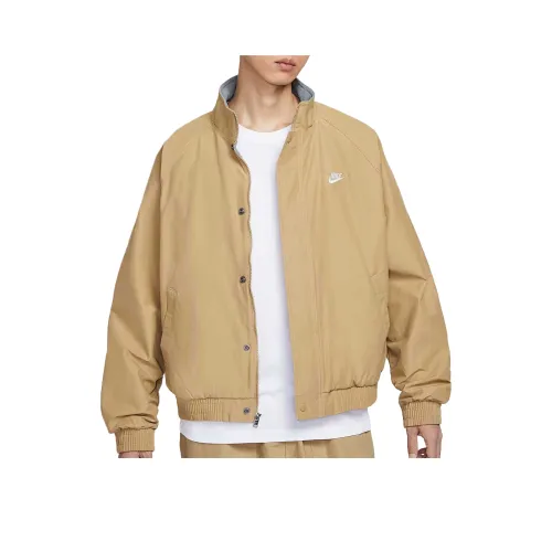 nike Клуб Абрикосово-чайный коричневый Белый Мужские Куртки