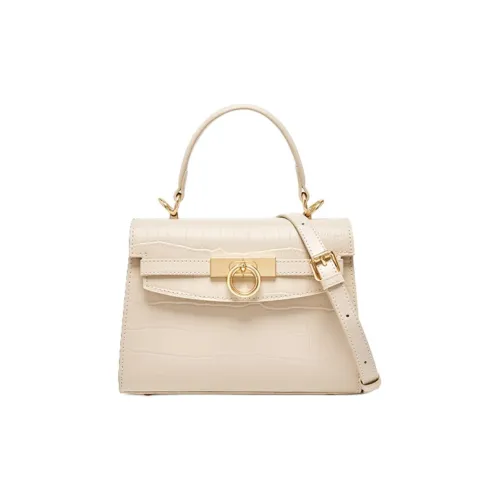 AOKANG Коровья кожа Сумка Стандартная Женская Экрю Классический черный