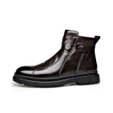 Коричневый короткий плюшевый