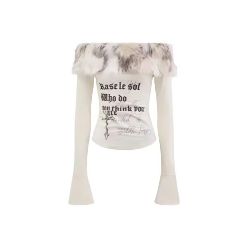 Nathania Экрю Женские T-рубашки