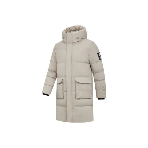 QIAODAN Пуховик Мужской Серый Замковый