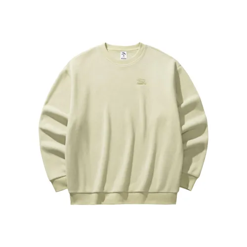 ANTA Cricket Желтый Зеленый 4 Мужские Свитшоты