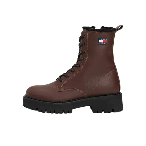 Tommy Hilfiger Tommy Jeans Martin Boot 4,3 см Женские Темный Мокко