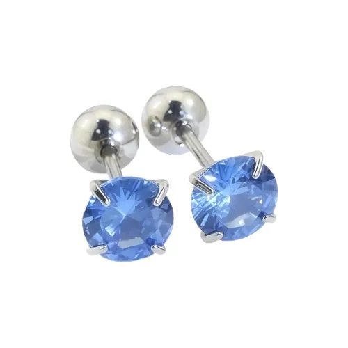 WANFEIXI Медицинская титановая сталь серьги-гвоздики унисекс