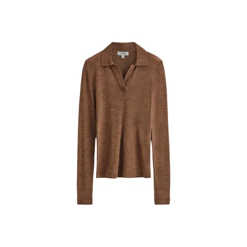 COS Коричневый Женское Поло