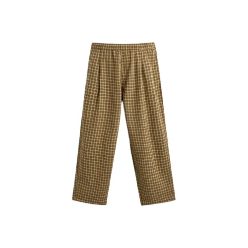 ZARA Light Beige Yellow Yellow Men's Casual Pants ZARA Светло-бежевый Желтый Желтый Мужские Повседневные Штаны