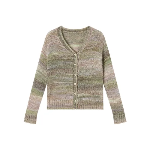 XIANGYING Зеленый Женский Трикотаж