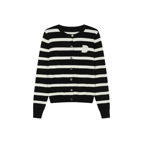 LOUISY AO Черно-белые полосы Женские Трикотаж