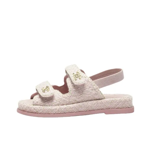 CHANEL 25K One Ремень Сандалии Женские Розовые