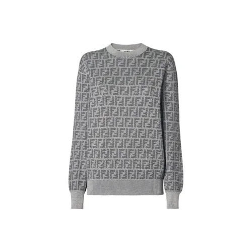 FENDI Серые Женские Свитера