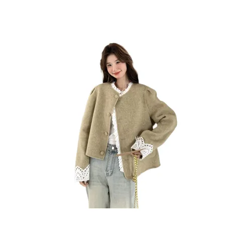 Dippanis Изображение Цвет Женские Короткие Пальто