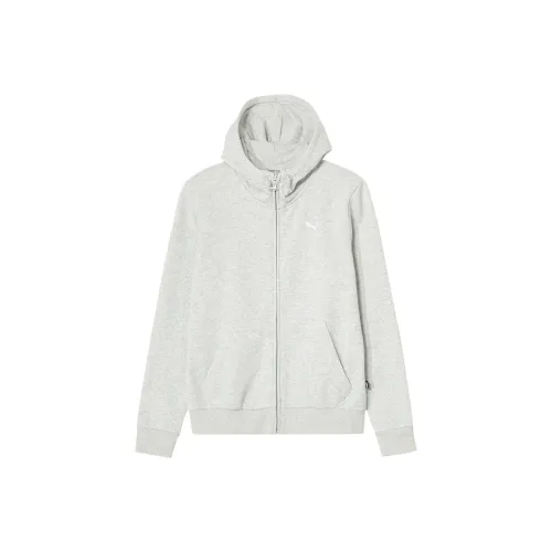 PUMA Светлый Меланжевый Серый Женский Куртка