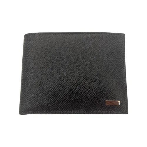 Dolce Gabbana Кошелек из коровьей кожи унисекс угольно-серый