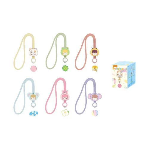 Rolife IF YOU Baby Nanci Fluffy Party Collection Креативный Мобильный телефон Шнурок Слепые коробки Одиночная коробка Целая коробка 6 шт
