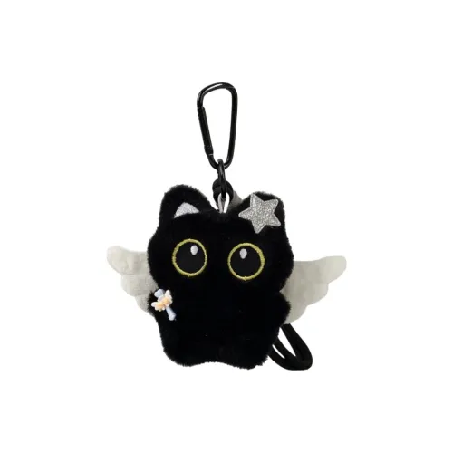 Детская музыка Ten Thousand Children's Music городской стиль CHIC позиционирование стиля MAGIC STICK крылья ангела большие глаза черный кот плюшевый подвеска 10 см рост