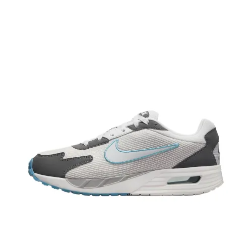 Nike Air Max Solo Дышащие Беговые Кроссовки Мужские Белые Серые Синие