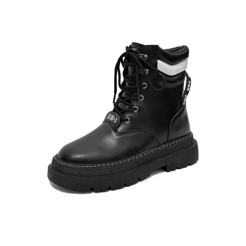 VANSSI Cool And Stylish British Style Fashion Trend Hidden Wedge Biker Boots Martin Boot Men's