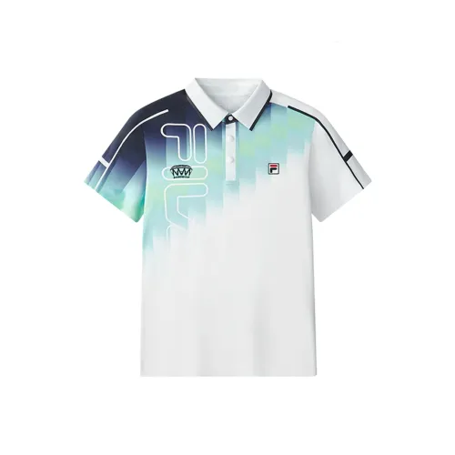 FILA KIDS x ZUANSHI LIANMINGKUAN Детская рубашка с коротким рукавом