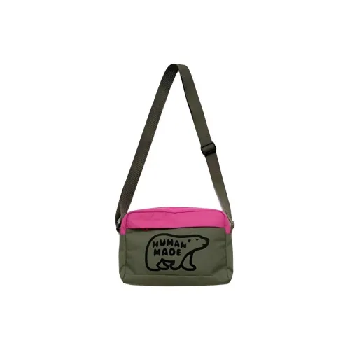 HUMAN MADE Нейлоновая Сумка через плечо Женская Зеленая