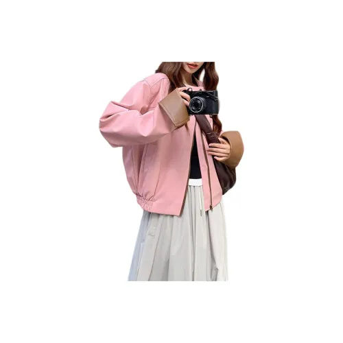 BQERTY Розовый Женский Куртки