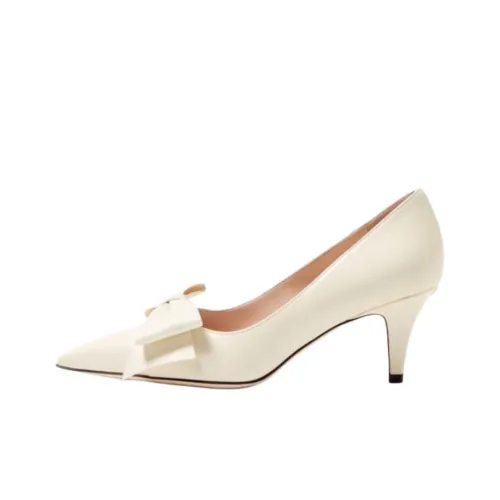 Valentino BOWOW Узкий каблук Высокие каблуки 6,5 см Женские Белые