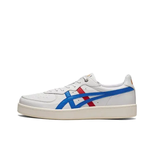 Onitsuka Tiger Slip-resistant Abrasion-resistant Low-top Skateboard Shoes Unisex White Onitsuka Tiger Противоскользящие Износостойкие Низкие Кеды для Скейтбординга Унисекс Белые