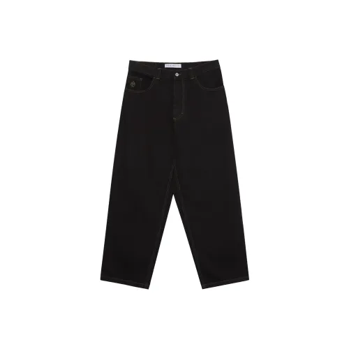 POLAR SKATE CO Черный Зеленый Линия Мужские Джинсы