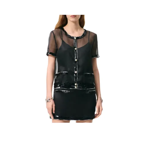 CHANEL Черные Женские Футболки