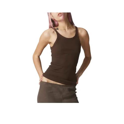 Unif Женские майки темно-коричневого цвета