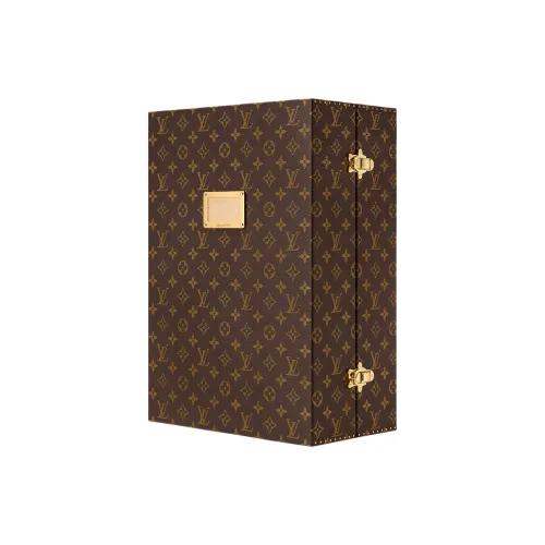 LOUIS VUITTON Vivienne Монограмма Покрытый холст Хранение Коробка Унисекс Коричневый