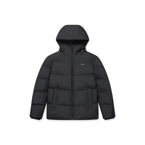 Erke ZONGXUNXILIE Пуховик Мужской Глубокий Черный