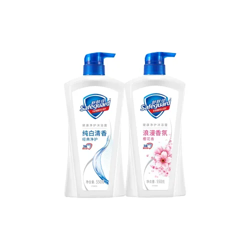 SAFEGUARD Чисто белый гель для душа чистка благовония вишневый цветок