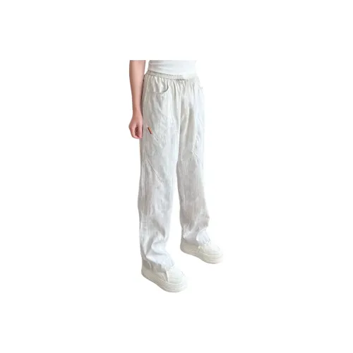 XUBAIHUO Серый Белый Унисекс Повседневные Штаны