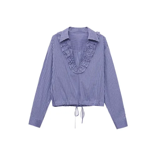 CHARM PICK Синий Женская Рубашка